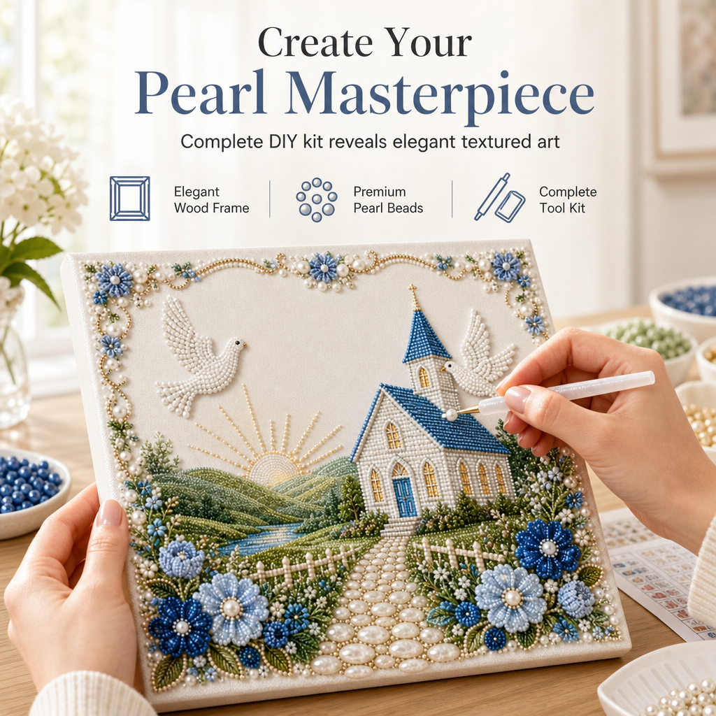 🕊️ Himmel & Erinnerung Perlenkunst-Set-Kollektion