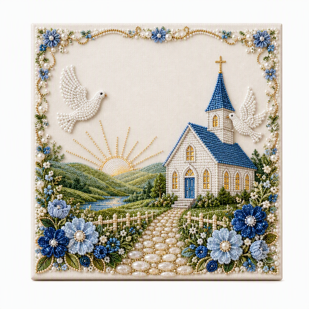🕊️ Himmel & Erinnerung Perlenkunst-Set-Kollektion