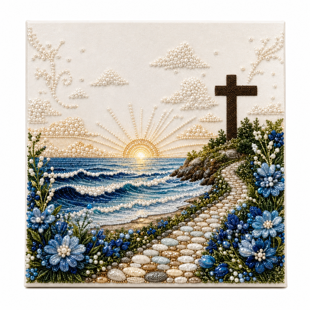 🕊️ Himmel & Erinnerung Perlenkunst-Set-Kollektion