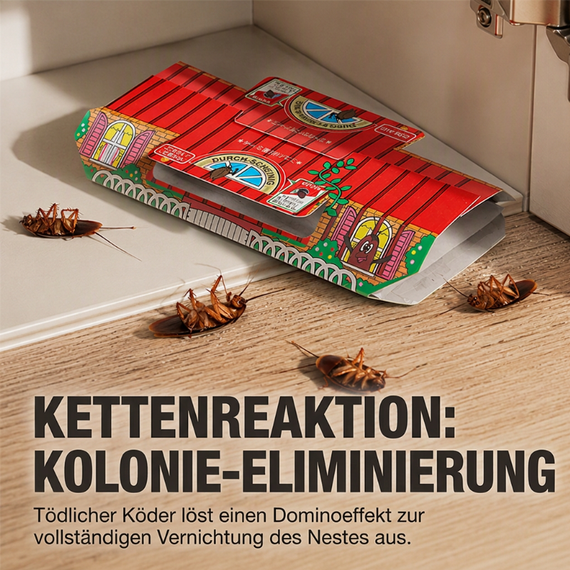⏳💥 50% RABATT! 🏠 5 Stück Professionelle Kakerlakenfalle – Ungiftig & effektiv ✨