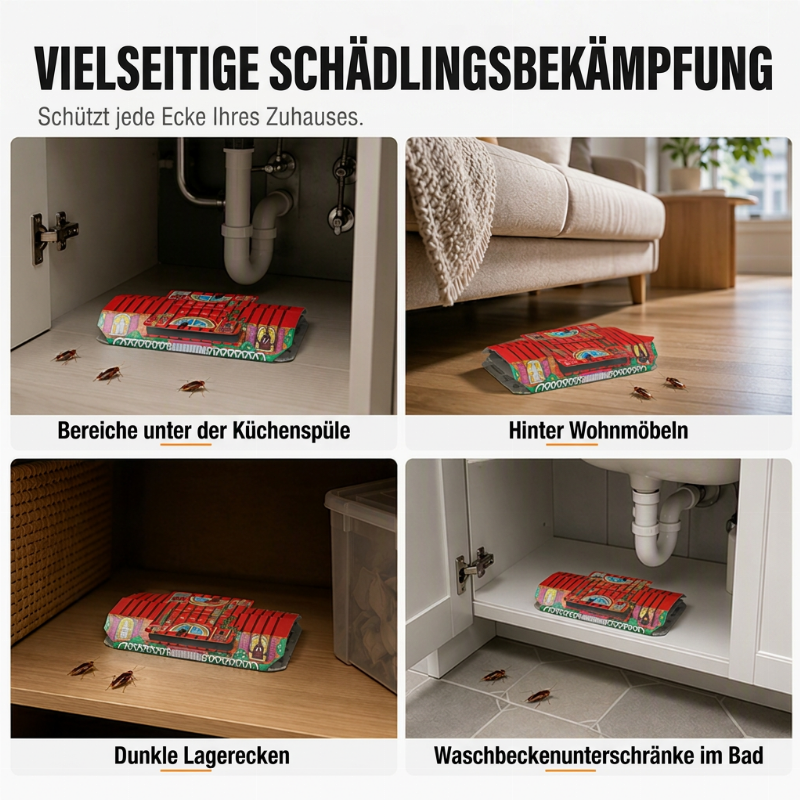 ⏳💥 50% RABATT! 🏠 5 Stück Professionelle Kakerlakenfalle – Ungiftig & effektiv ✨