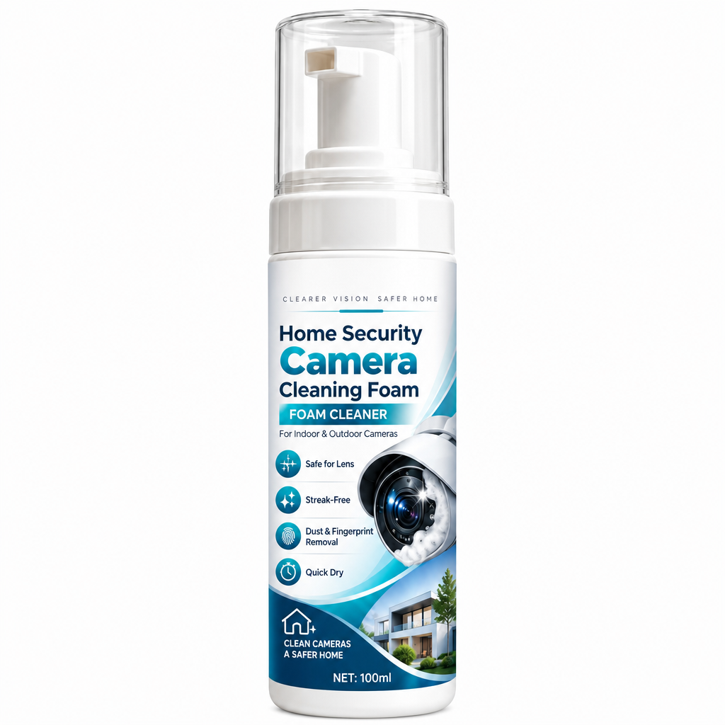 🔥2+1 GRATIS!!📷 Objektivreiniger für Sicherheitskameras – Schaumreiniger für klarere Außenkamerabilder