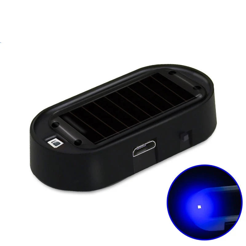 ⏳Zeitlich begrenztes Angebot: 50 % Rabatt⏰ Solarbetriebene LED-Blinklampe gegen Diebstahl🚗🚨