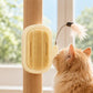 🐱✨2-in-1 Eck-Fellpflegebürste für Haustiere mit Federstab