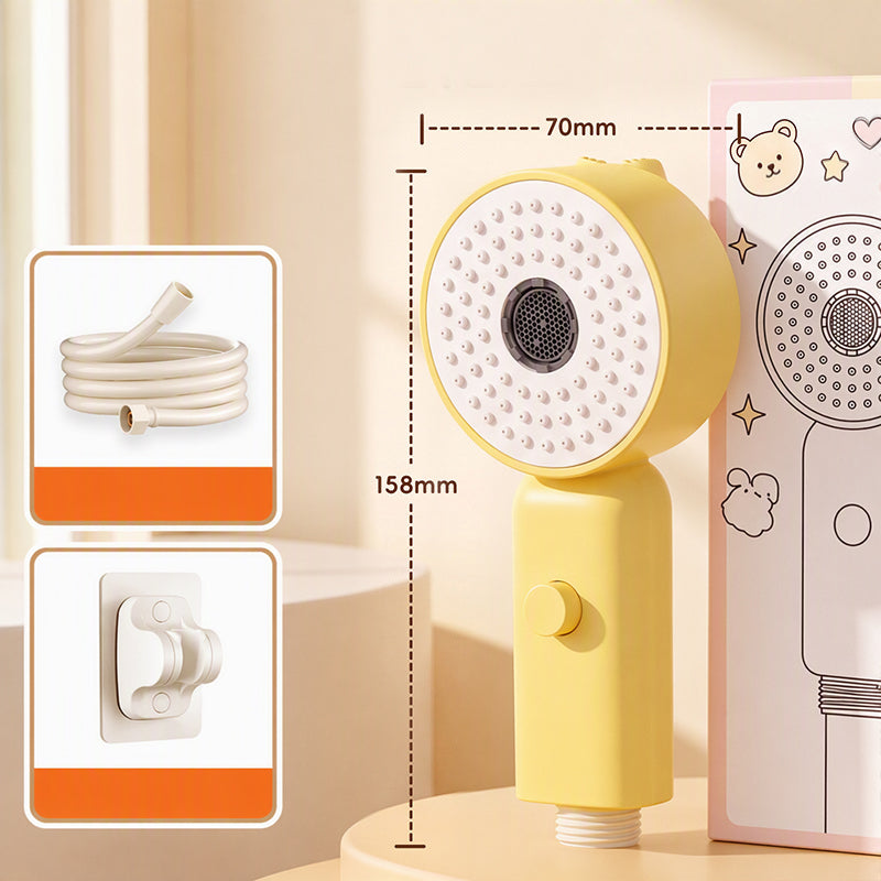 👶🚿 Handheld Baby Shower Head – 3 Gentle Spray Modes & One-Button Water Stop