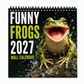 🐸 Lustiger Frosch-Wandkalender 2027 – Niedlicher, humorvoller Froschkalender, originelles Amphibien-Geschenk, Natur- und Wildtier-Dekoration