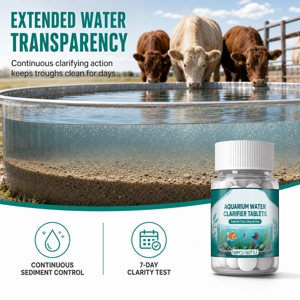 💧Wasserreinigungstabletten für die Haltung von Tank- und Teichwasser