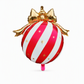 🎄🎈 Weihnachtsballon-Set mit Schleifen – Festliche Hängedekoration für Partys