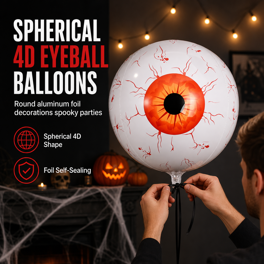 👁️22-Zoll-4D-Augapfel-Ballons für Halloween-Dekorationen🎃