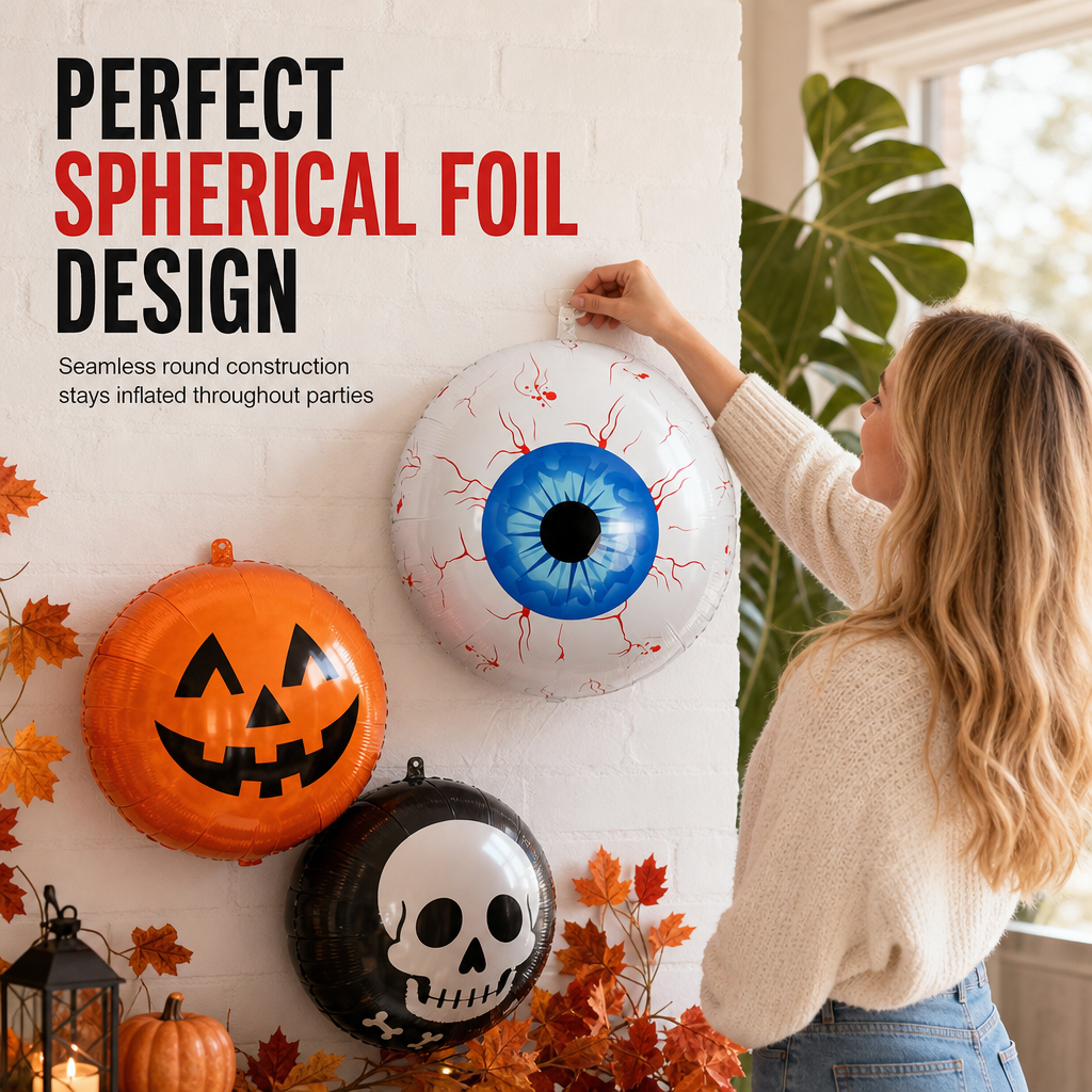 👁️22-Zoll-4D-Augapfel-Ballons für Halloween-Dekorationen🎃