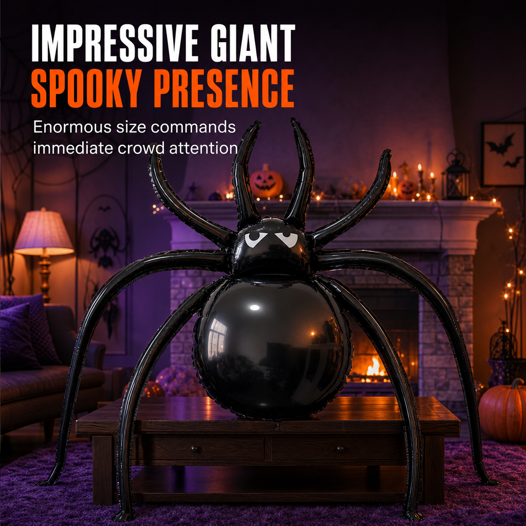 🕷️Halloween-Spinne mit Krallen für Partydekoration & Foto-Requisiten