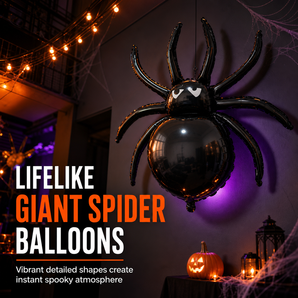 🕷️Halloween-Spinne mit Krallen für Partydekoration & Foto-Requisiten