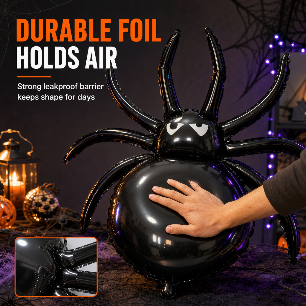 🕷️Halloween-Spinne mit Krallen für Partydekoration & Foto-Requisiten