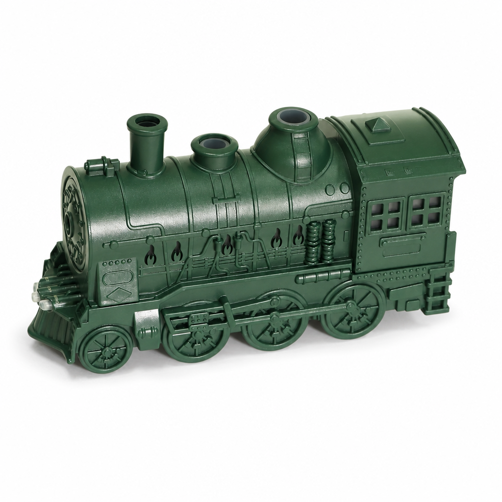 🚂 Vintage-Zug-Diffusor – Nebelringe & gemütliches Flammenlicht
