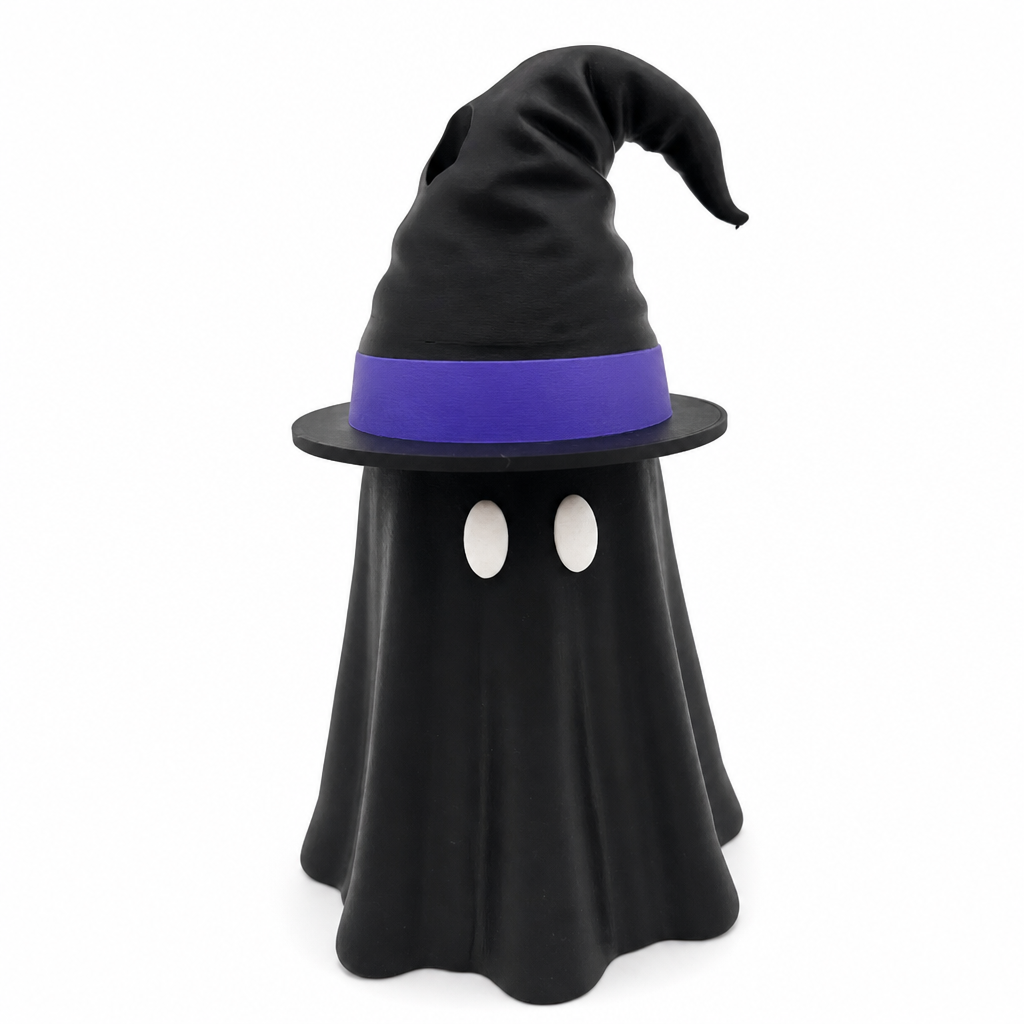👻3D-gedruckter Halloween-Dosenhalter mit Hexenhutdeckel