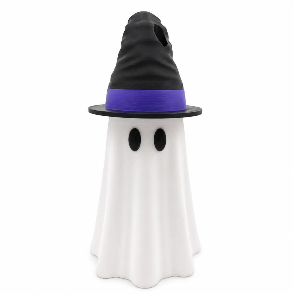 👻3D-gedruckter Halloween-Dosenhalter mit Hexenhutdeckel
