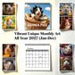 🗓️🔥2027 Lustiger, niedlicher Meerschweinchen-Wandkalender