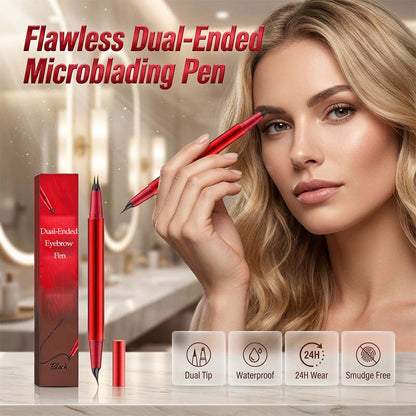🔥🎁 1+1 GRATIS!!🥳💞Doppelseitiger, wasserfester Microblading-Augenbrauenstift