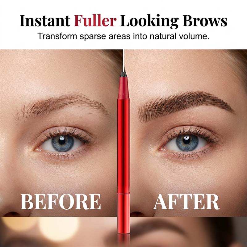 🔥🎁 1+1 GRATIS!!🥳💞Doppelseitiger, wasserfester Microblading-Augenbrauenstift