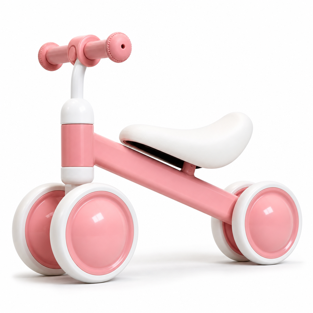 🔥50 % Rabatt!!🚲Kinder-Laufrad mit vier Rädern👶