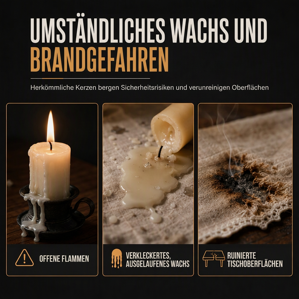 ⏳Zeitlich begrenztes Angebot: 50 % Rabatt⏰ Vintage LED-Dekorationslaterne | Hitzefreies, flackerndes Flammenbild für ein Retro-Ambiente🕯️🏮