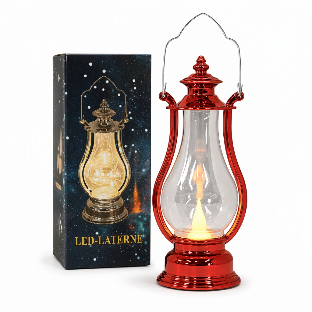 ⏳Zeitlich begrenztes Angebot: 50 % Rabatt⏰ Vintage LED-Dekorationslaterne | Hitzefreies, flackerndes Flammenbild für ein Retro-Ambiente🕯️🏮