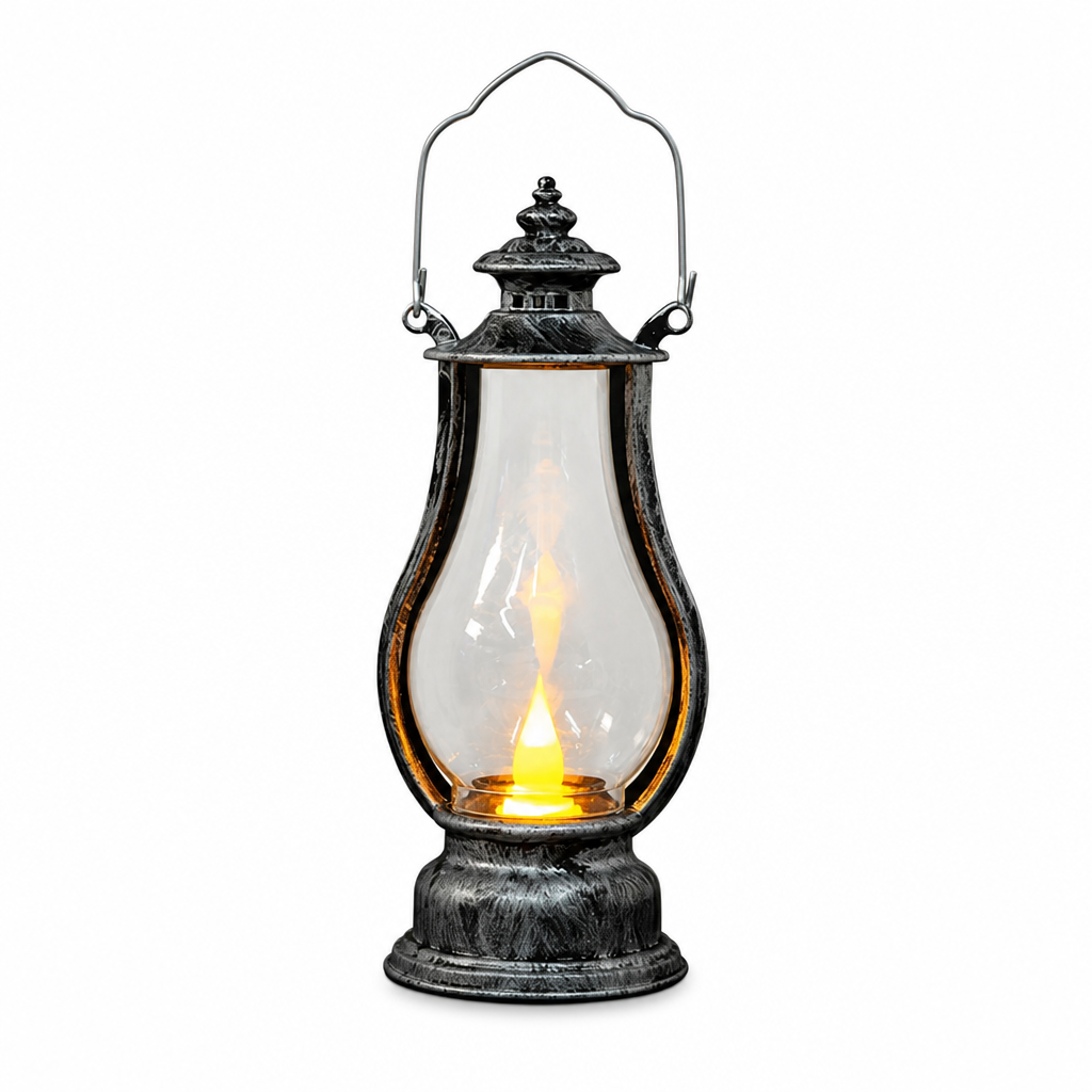 ⏳Zeitlich begrenztes Angebot: 50 % Rabatt⏰ Vintage LED-Dekorationslaterne | Hitzefreies, flackerndes Flammenbild für ein Retro-Ambiente🕯️🏮