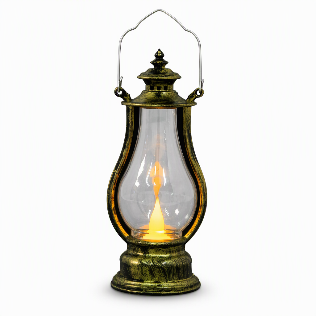 ⏳Zeitlich begrenztes Angebot: 50 % Rabatt⏰ Vintage LED-Dekorationslaterne | Hitzefreies, flackerndes Flammenbild für ein Retro-Ambiente🕯️🏮