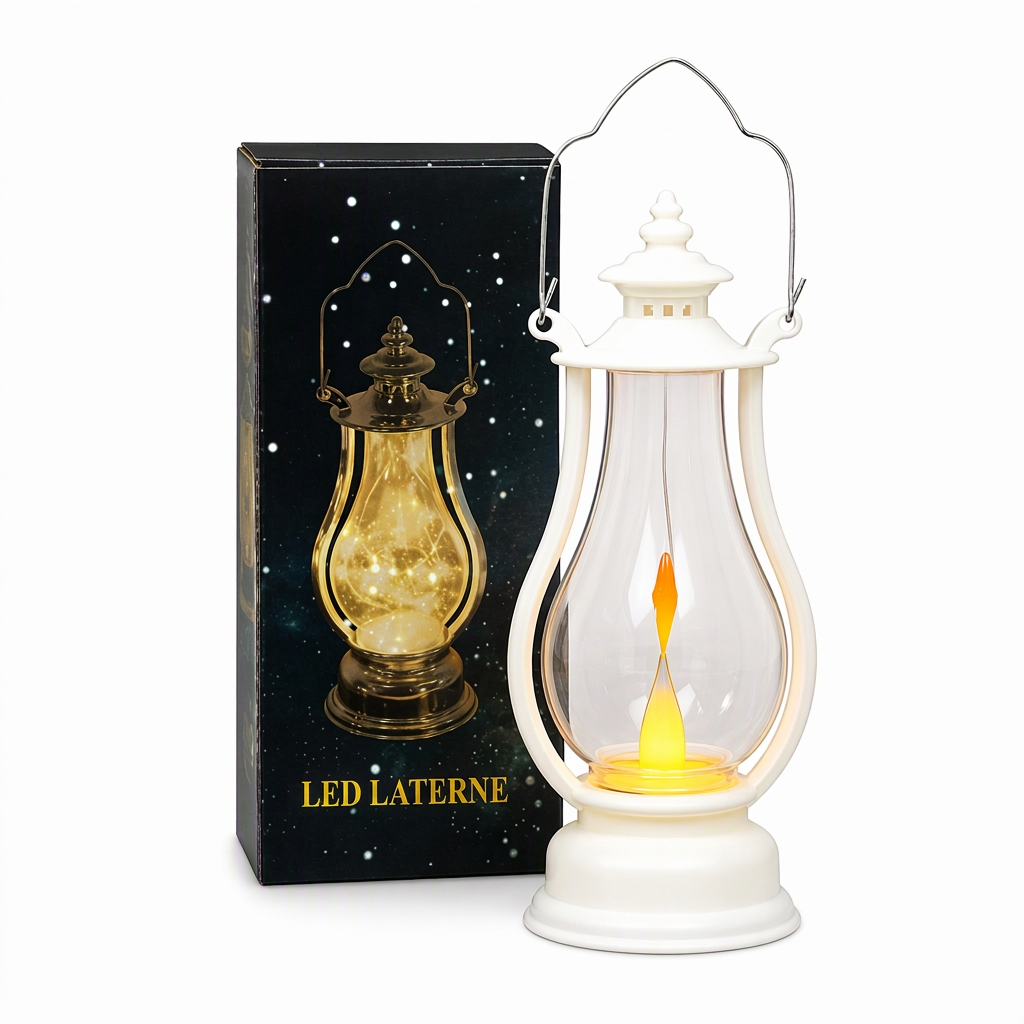 ⏳Zeitlich begrenztes Angebot: 50 % Rabatt⏰ Vintage LED-Dekorationslaterne | Hitzefreies, flackerndes Flammenbild für ein Retro-Ambiente🕯️🏮