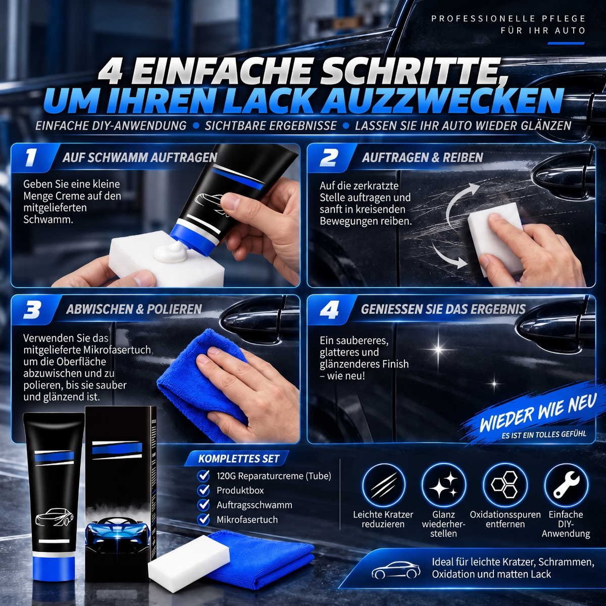 🚗Premium-Autopoliturwachs zur Kratzerentfernung