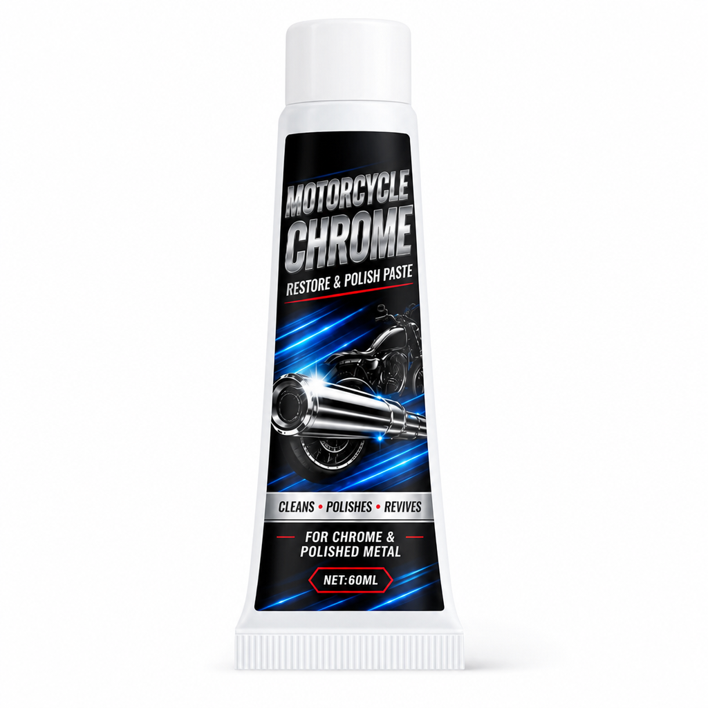 ✨ 50% RABATT! 🏍️ Motorrad-Chrompolierpaste und Metallauffrischer ✨