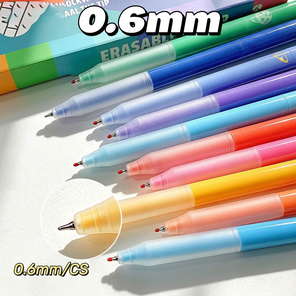 ✏️50% Rabatt! Buntes Set abwischbarer Gelschreiber