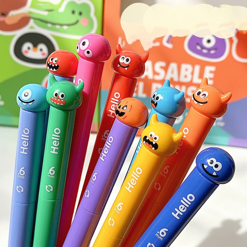 ✏️50% Rabatt! Buntes Set abwischbarer Gelschreiber