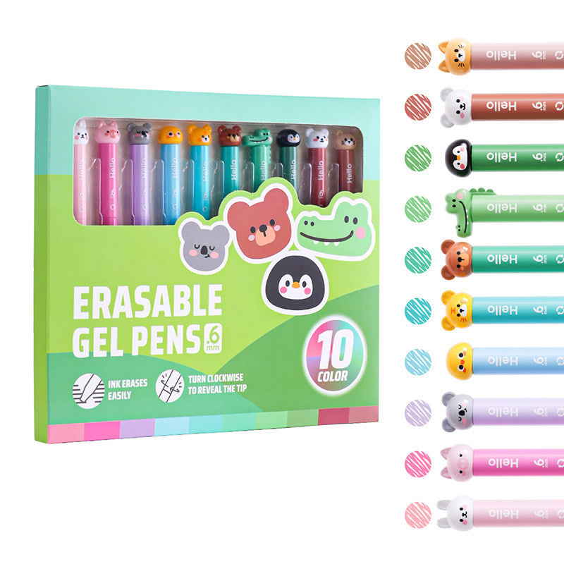 ✏️50% Rabatt! Buntes Set abwischbarer Gelschreiber