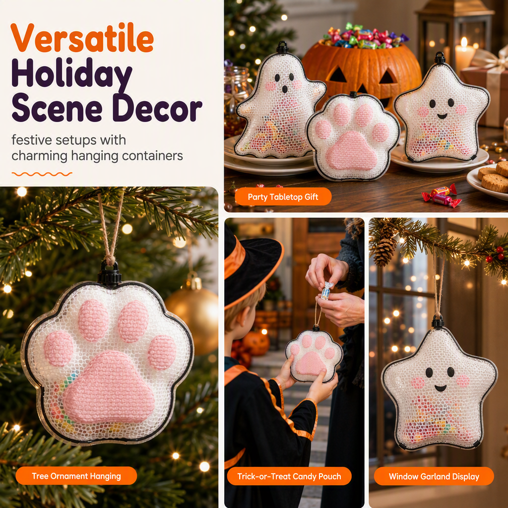 🎃50 % Rabatt!!👻3D DIY Halloween-Süßigkeitenglas-Bastelset