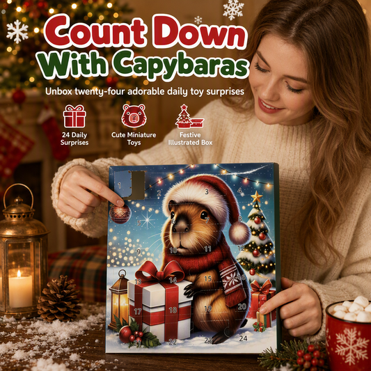 🔥🎁Neu 50% RABATT🔥Capybara Weihnachtskalender