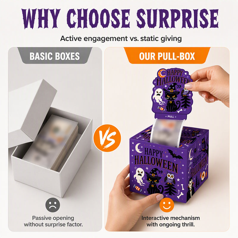 🔥🎁 1+1 GRATIS!!🎃Halloween-Geldzieh-Geschenkbox