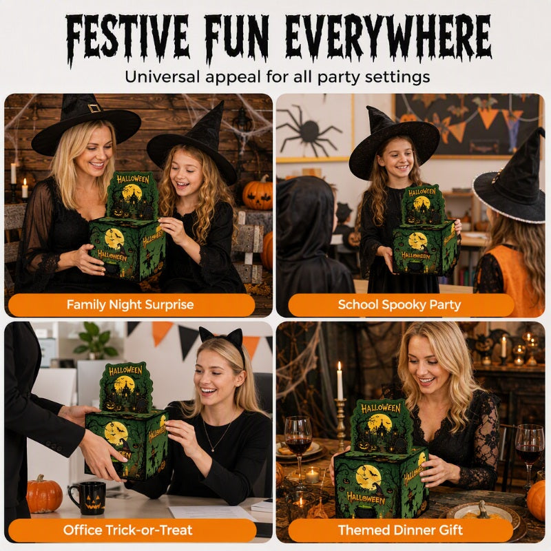 🔥🎁 1+1 GRATIS!!🎃Halloween-Geldzieh-Geschenkbox