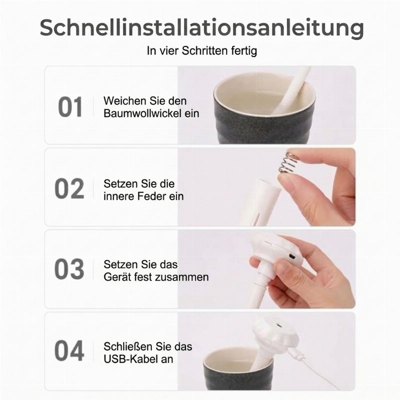 Tragbarer USB-Luftbefeuchter mit Kaltvernebelung – Leiser Tischluftbefeuchter mit austauschbaren Baumwolldochten für Zuhause und Büro