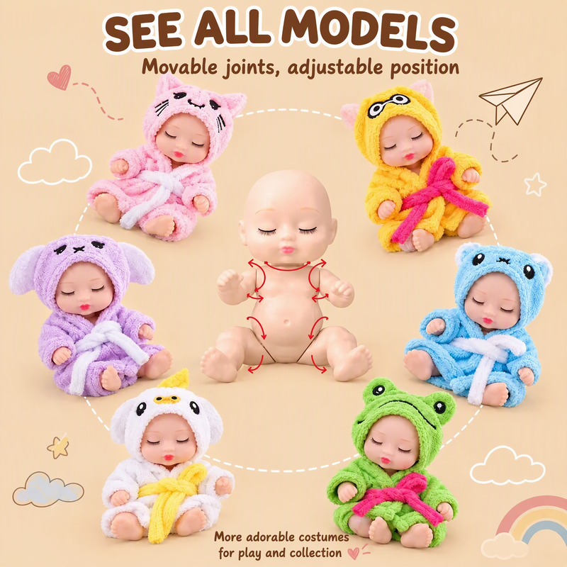 👼💖 Mini Reborn Baby-Puppen – Lebensechte & Realistische Babypuppen