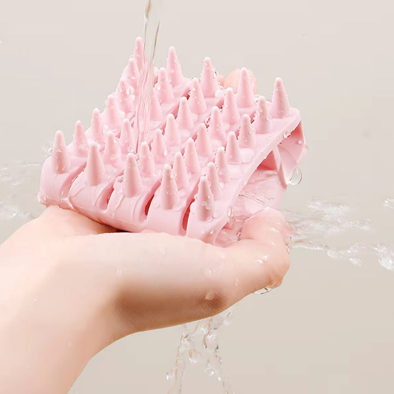 🔥🎁1+1 GRATIS!!💇‍♀️Haar- und Kopfhautmassagegerät aus weichem Silikon
