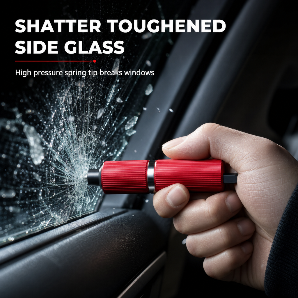 🚗Mini-tragbarer Auto-Sicherheitshammer und Fensterbrecher