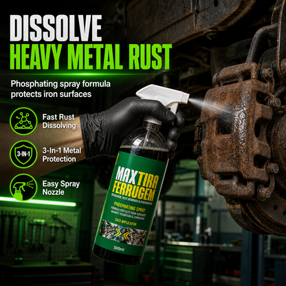 🔥🎁 2+1 GRATIS!!🔧 3-in-1 Rostentferner & Phosphatierungsmittel – 500 ml Metallpflegespray ✨