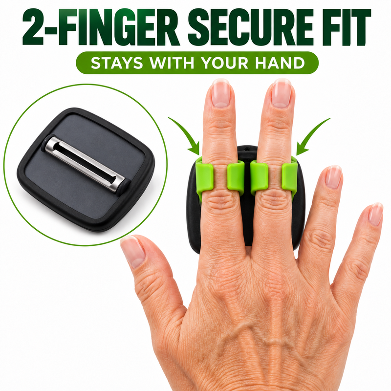 🔥🎁 1+1 GRATIS!!🥒 Ergonomischer Zwei-Finger-Obst- und Gemüseschäler