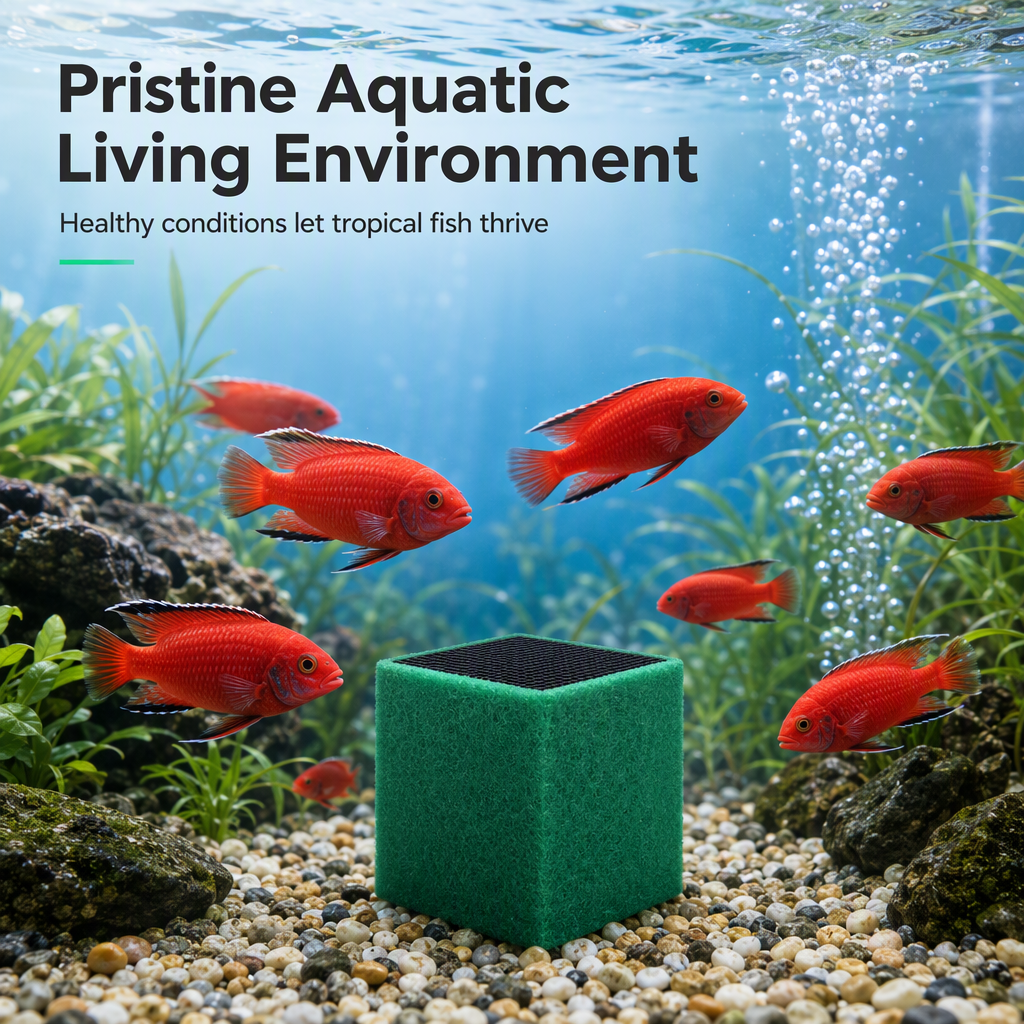 🔥2+1 GRATIS!!🐟 Aktivkohlefilterwürfel zur Aquarienwasserreinigung