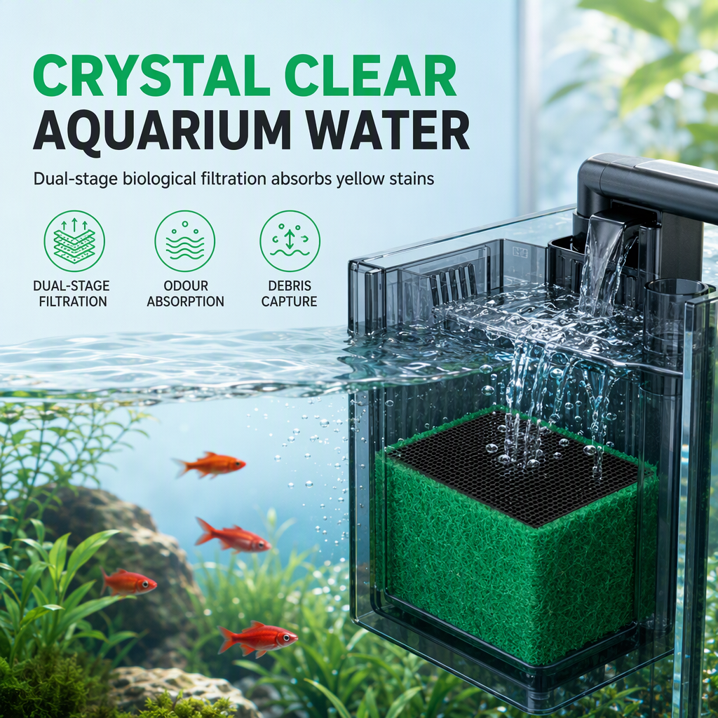 🔥2+1 GRATIS!!🐟 Aktivkohlefilterwürfel zur Aquarienwasserreinigung