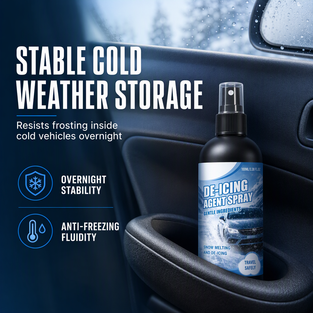 ❄️Enteisungs- und Schneeschmelzspray für Autoscheiben und Fenster im Winter, 100 ml