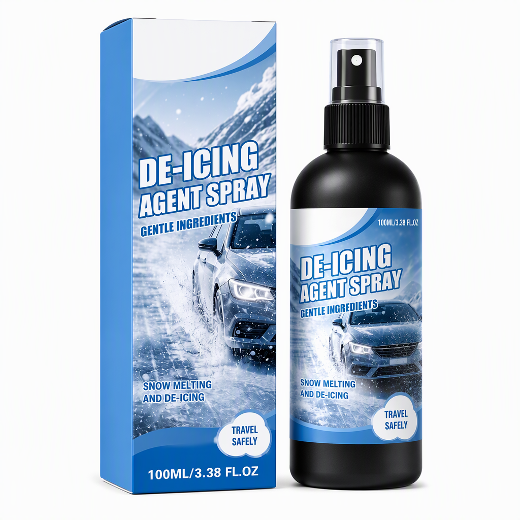 ❄️Enteisungs- und Schneeschmelzspray für Autoscheiben und Fenster im Winter, 100 ml