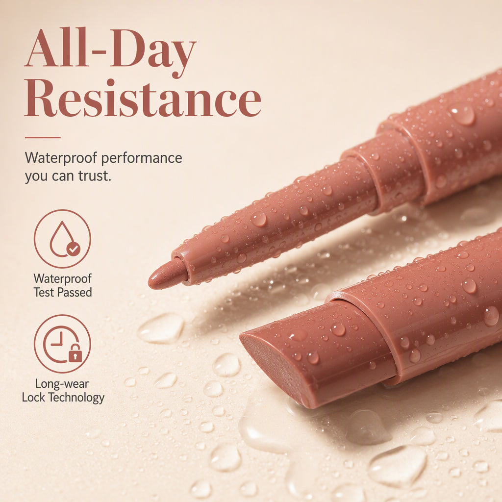 💄2-in-1 Lipliner und matter Lippenstift mit zwei Enden
