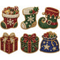🎄50 % Rabatt!!🎅6-teiliges DIY-Kühlschrankmagnet-Set mit Weihnachtsmann-Diamantmalerei
